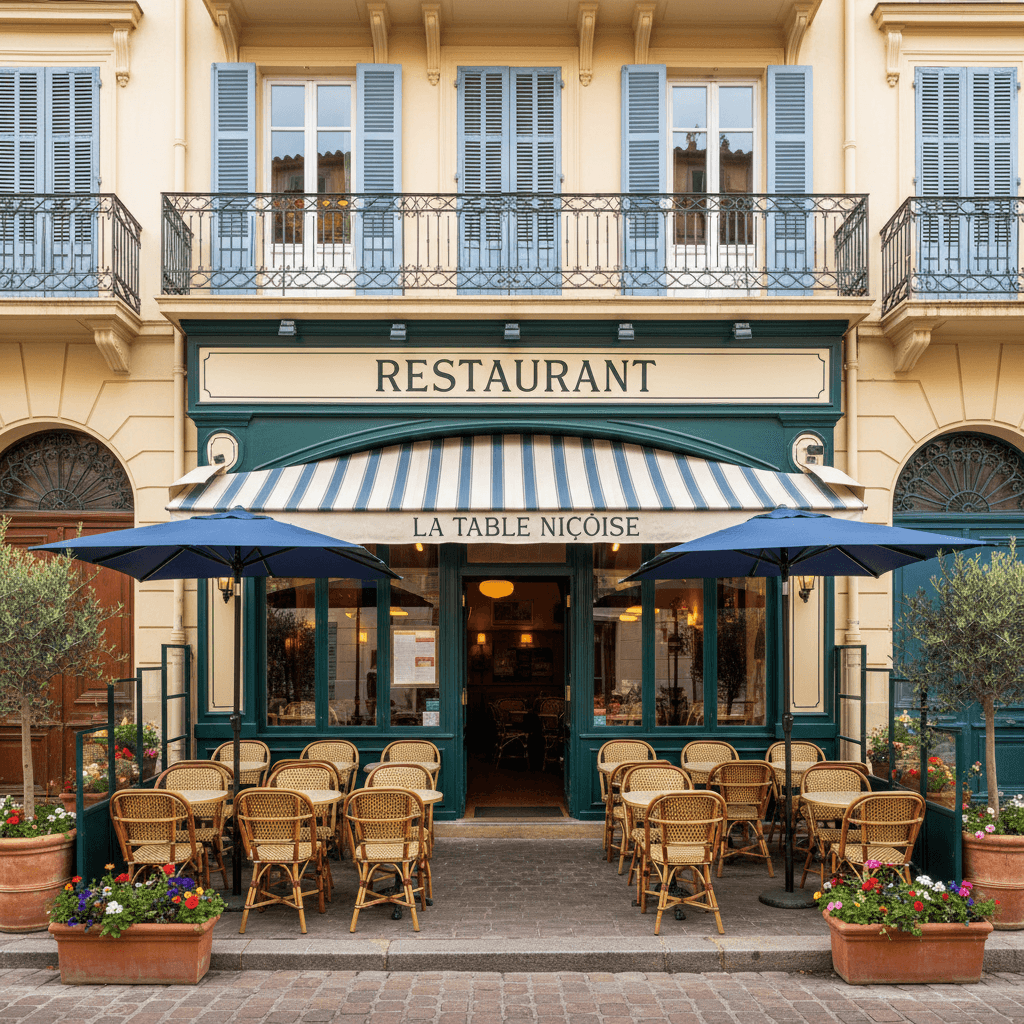 Restaurant 50m² à Nice : terrasse - licence IV