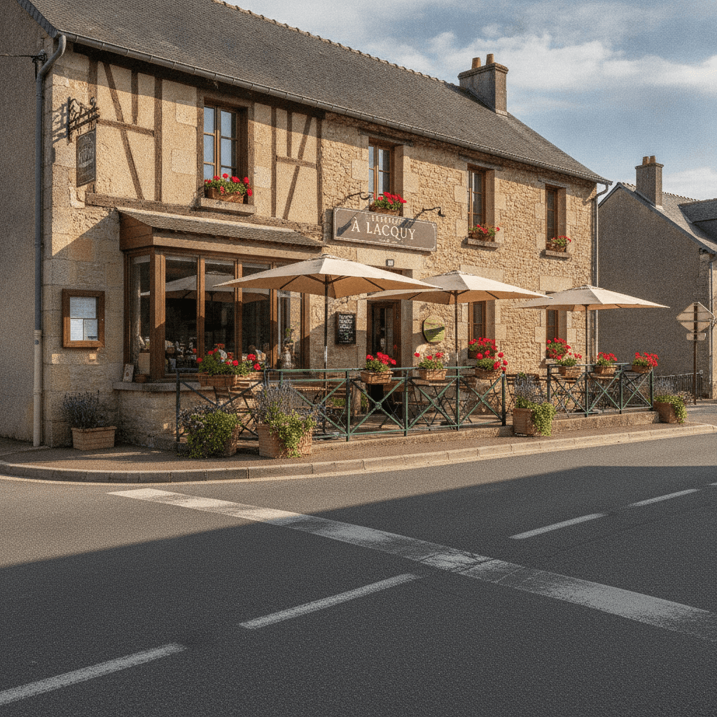 Restaurant à Lacquy : terrasse - licence IV - Image 1