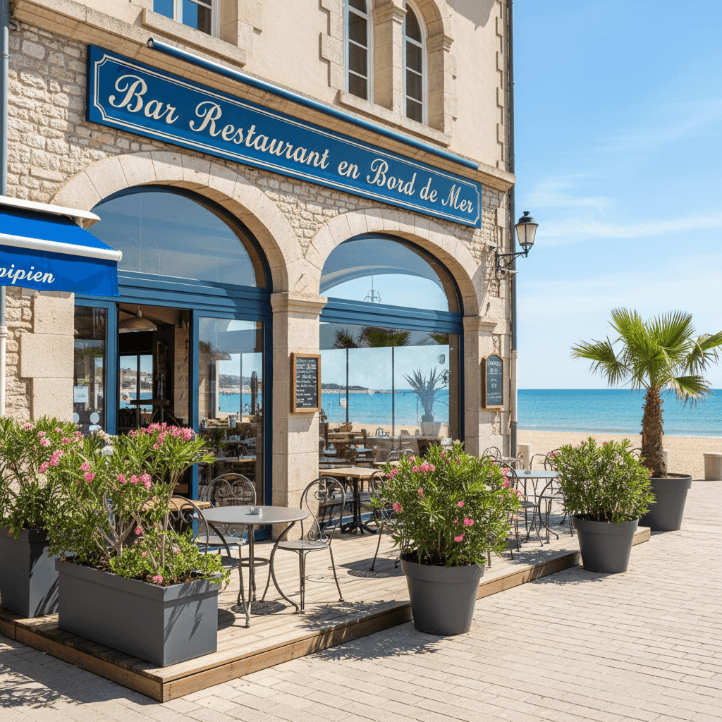 Restaurant 250m² à Saint-Cyprien : terrasse - licence IV - Image 1