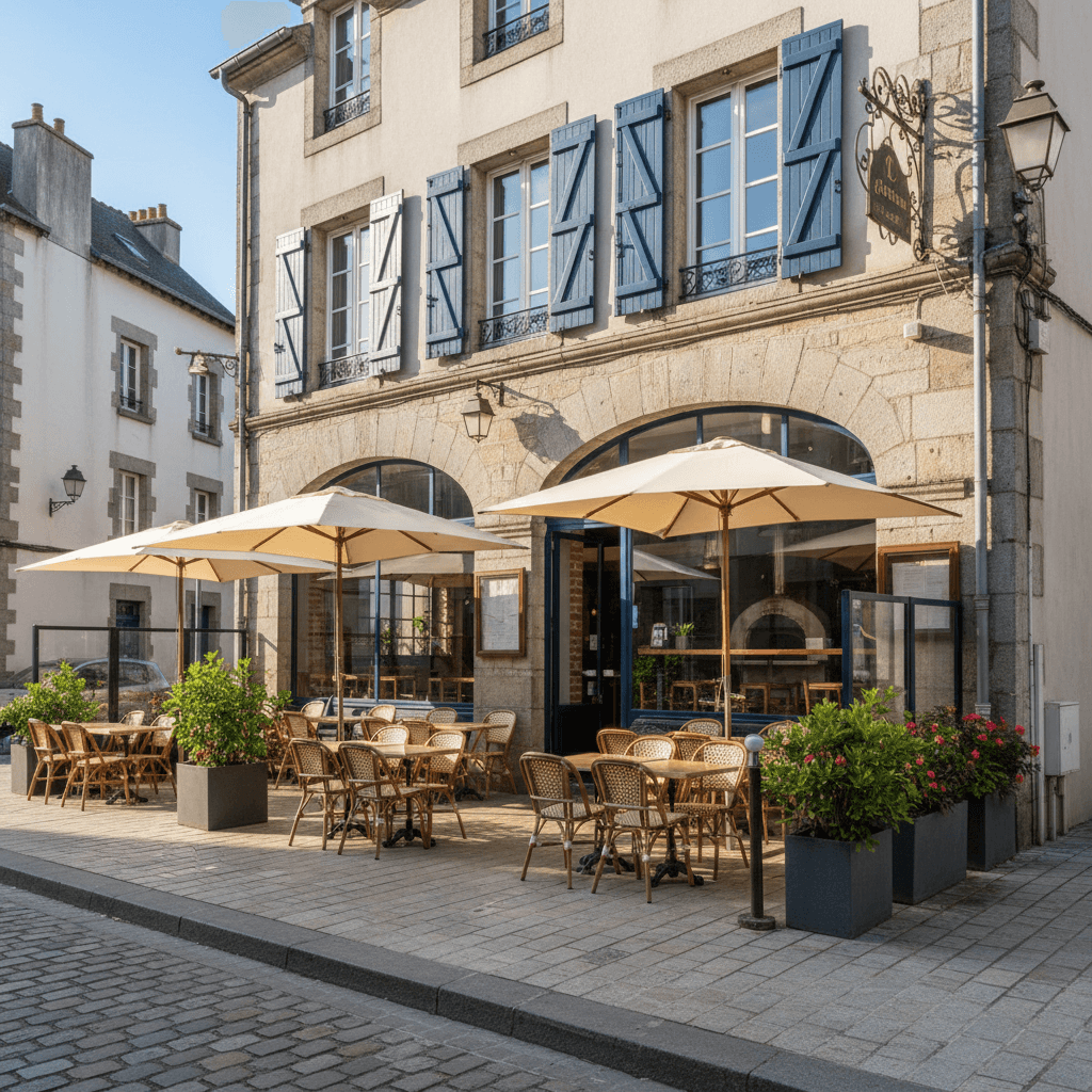 Restaurant à Lorient : terrasse - licence IV - Image 1
