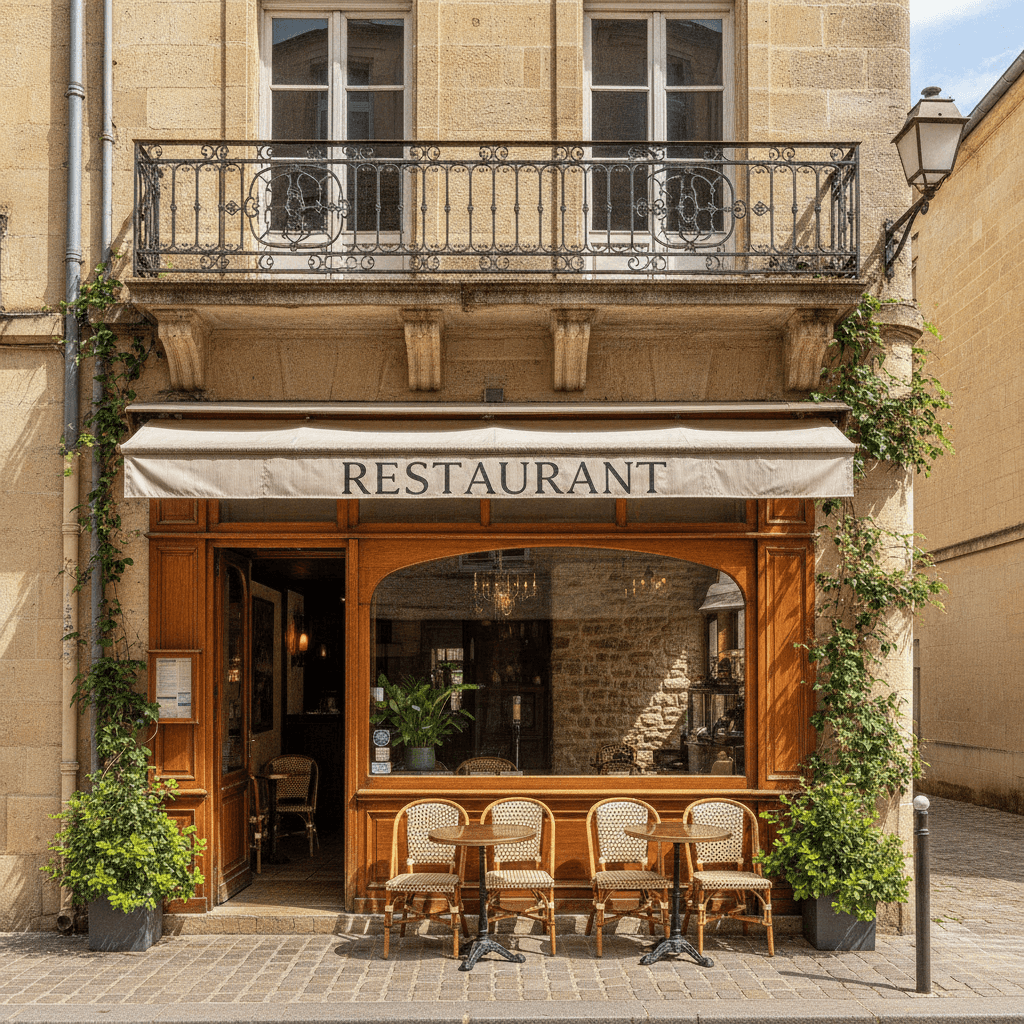 Restaurant 47m² à Bordeaux : extraction - cuisine équipée