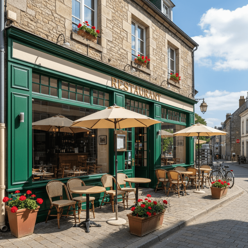 Restaurant à Nogent-Le-Rotrou : terrasse - licence IV - Image 1