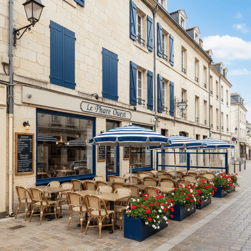Bar-brasserie à La Rochelle : terrasse - licence IV - Image 1