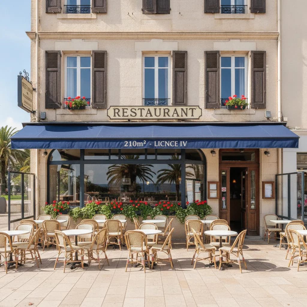 Restaurant 210m² à Biarritz : terrasse - licence IV - Image 1