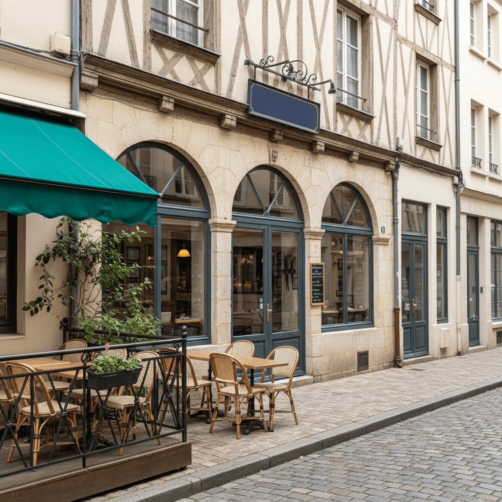 Bar-brasserie 85m² à Troyes : terrasse - licence IV - Image 1