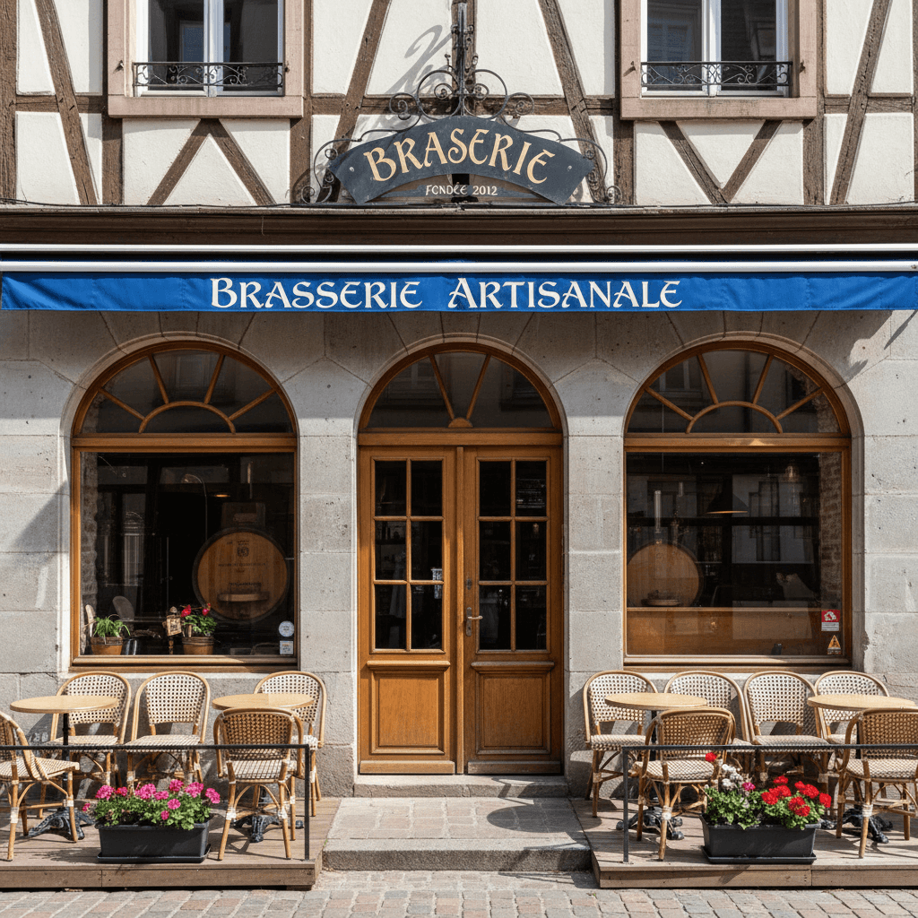 Bar-brasserie à Strasbourg : terrasse - licence IV