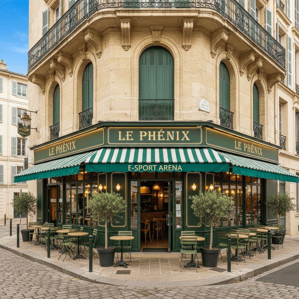 Bar-brasserie 180m² à Marseille : terrasse - licence IV