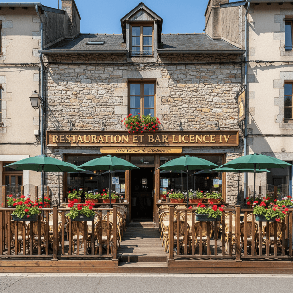 Restaurant à Carcassonne : terrasse - licence IV - Image 1