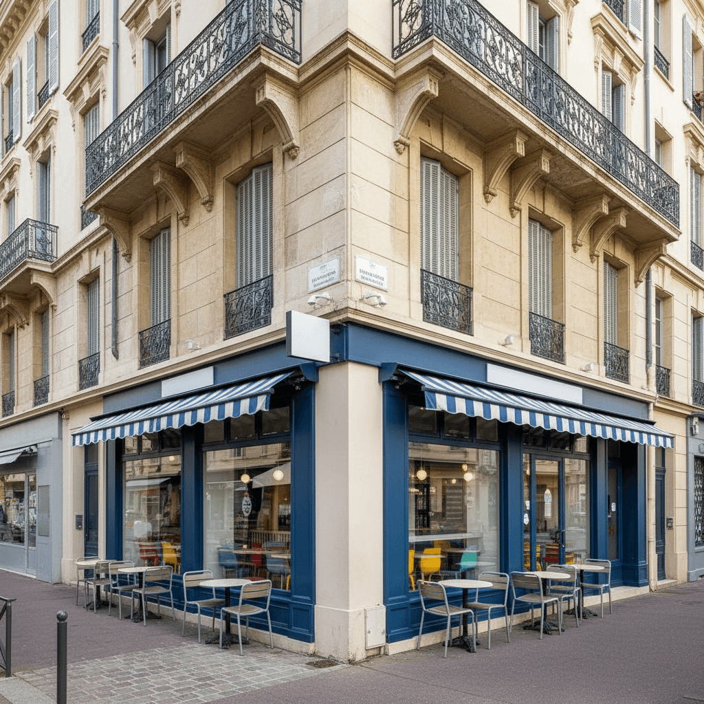 Fast-food 150m² à Nice : extraction