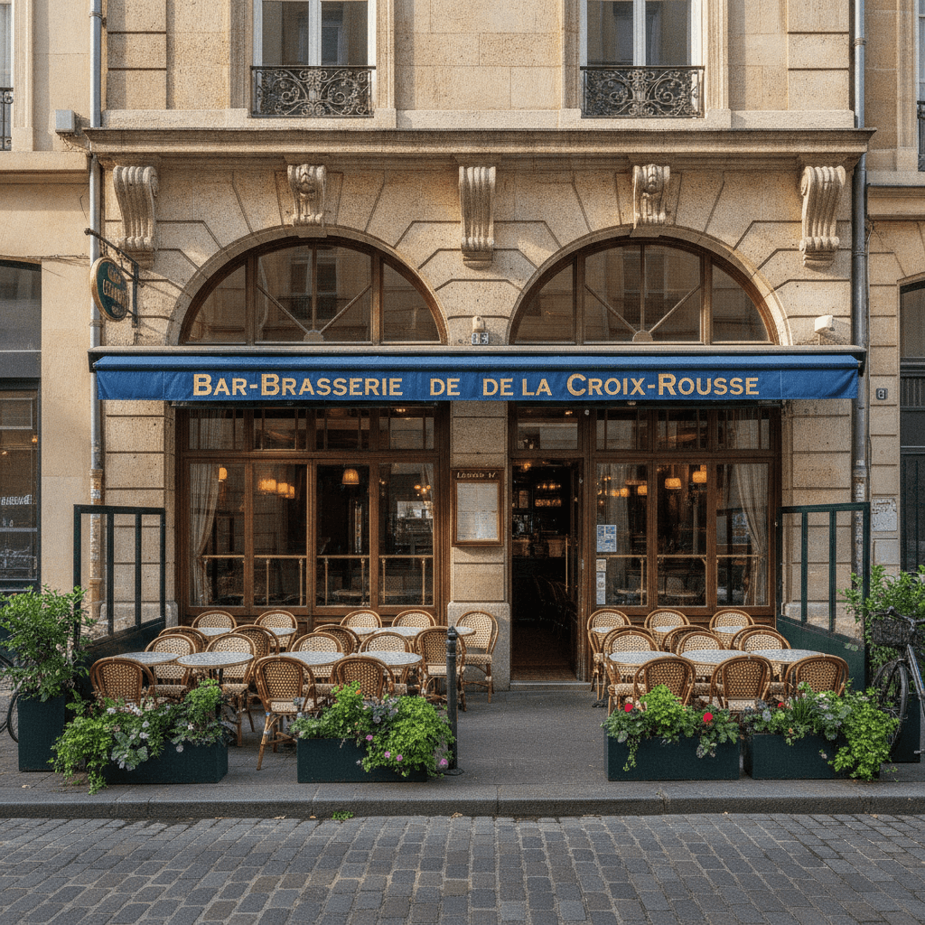 Bar-brasserie 52 couverts à Lyon : terrasse - licence IV