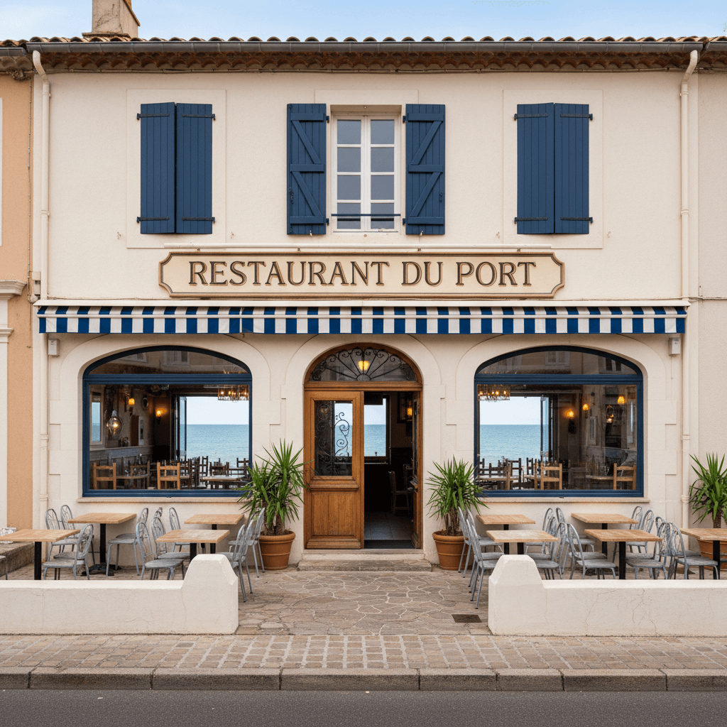 Restaurant 469m² à Le Barcarès : terrasse - licence IV - Image 1