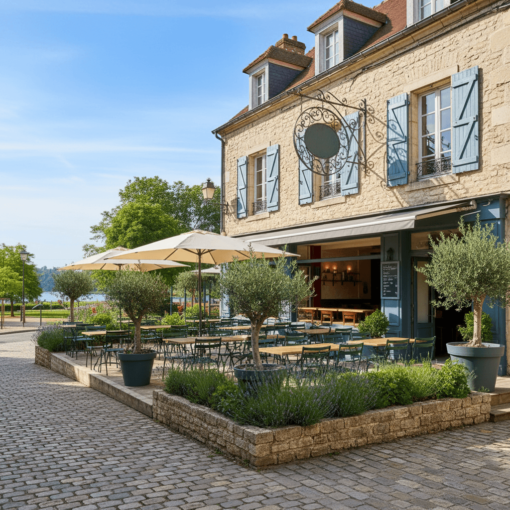Bar-brasserie à La Roche-Sur-Yon : terrasse - licence IV - Image 1