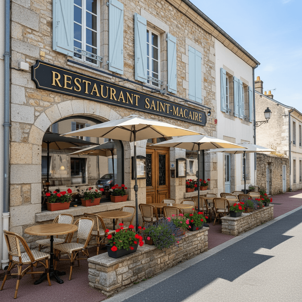Restaurant 1000m² à Saint-Macaire : terrasse - licence IV