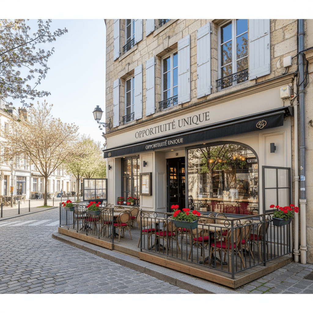 Restaurant à Angers : terrasse - licence IV