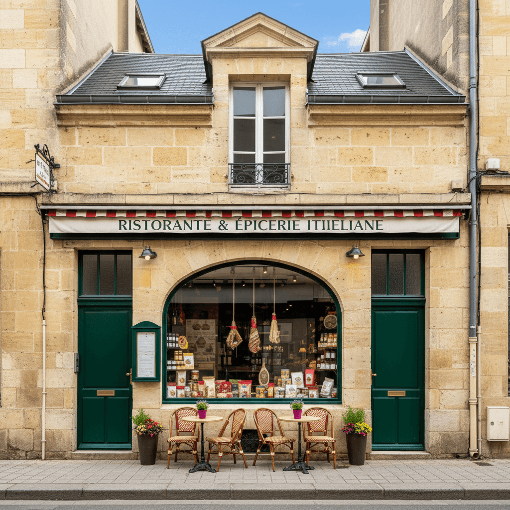 Restaurant à Bordeaux : terrasse - extraction