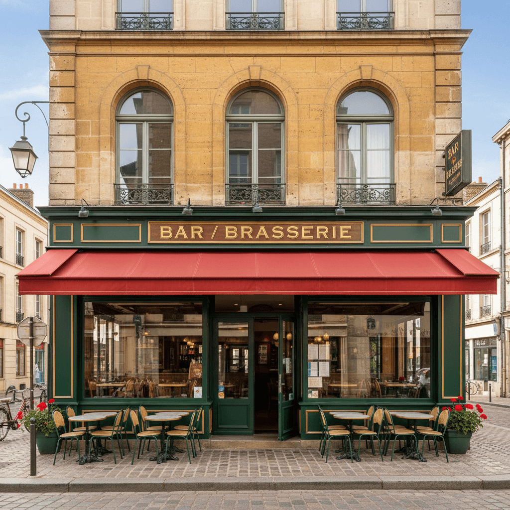 Bar-brasserie à Évreux : terrasse - licence IV - Image 1
