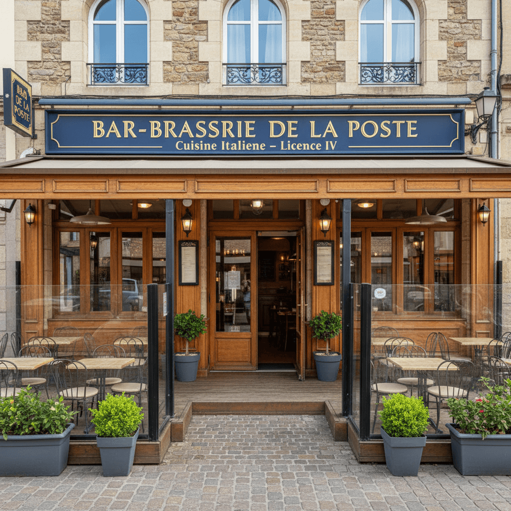 Bar-brasserie 250m² à Aurillac : terrasse - licence IV - Image 1