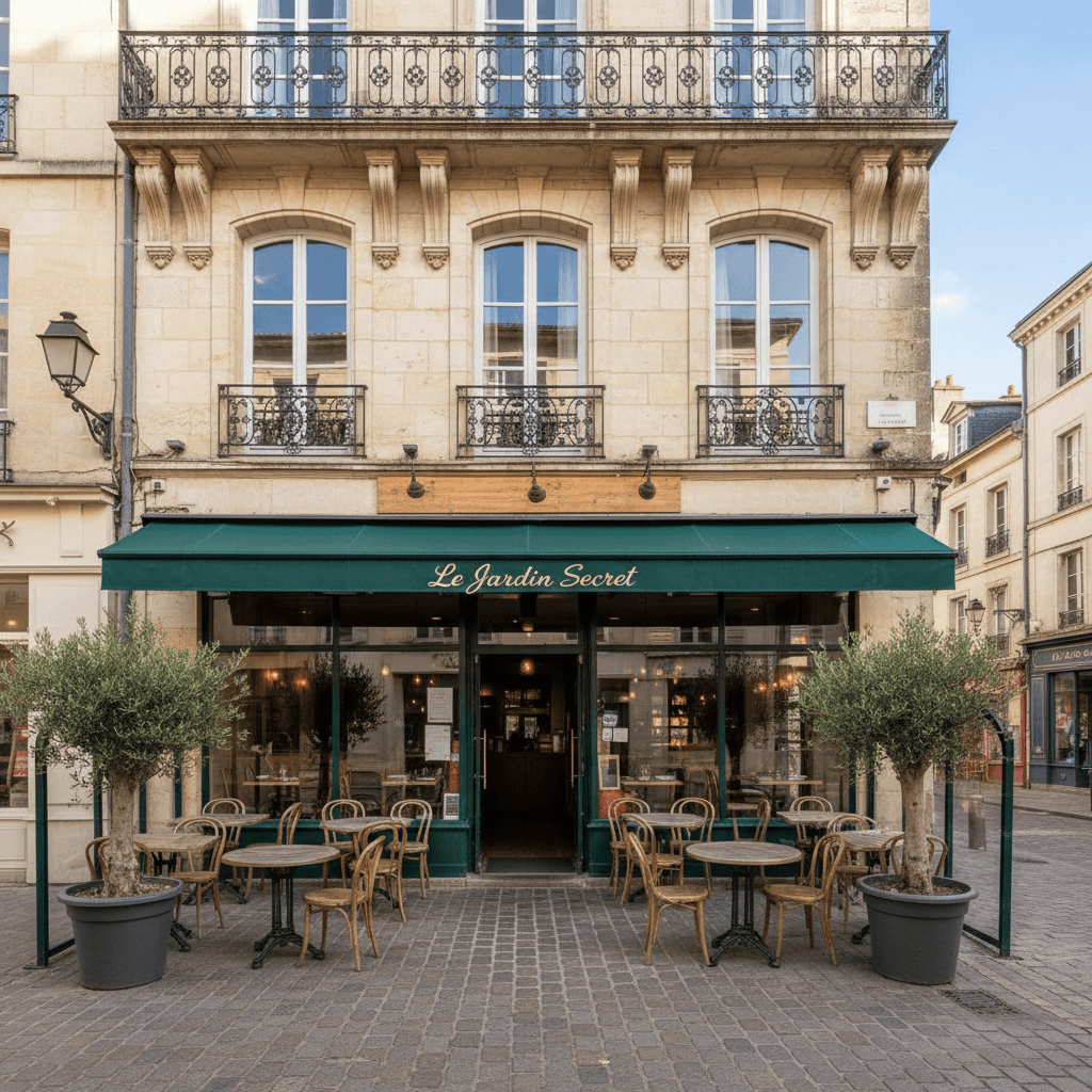 Restaurant 100m² à Saintes : terrasse - licence IV - Image 1