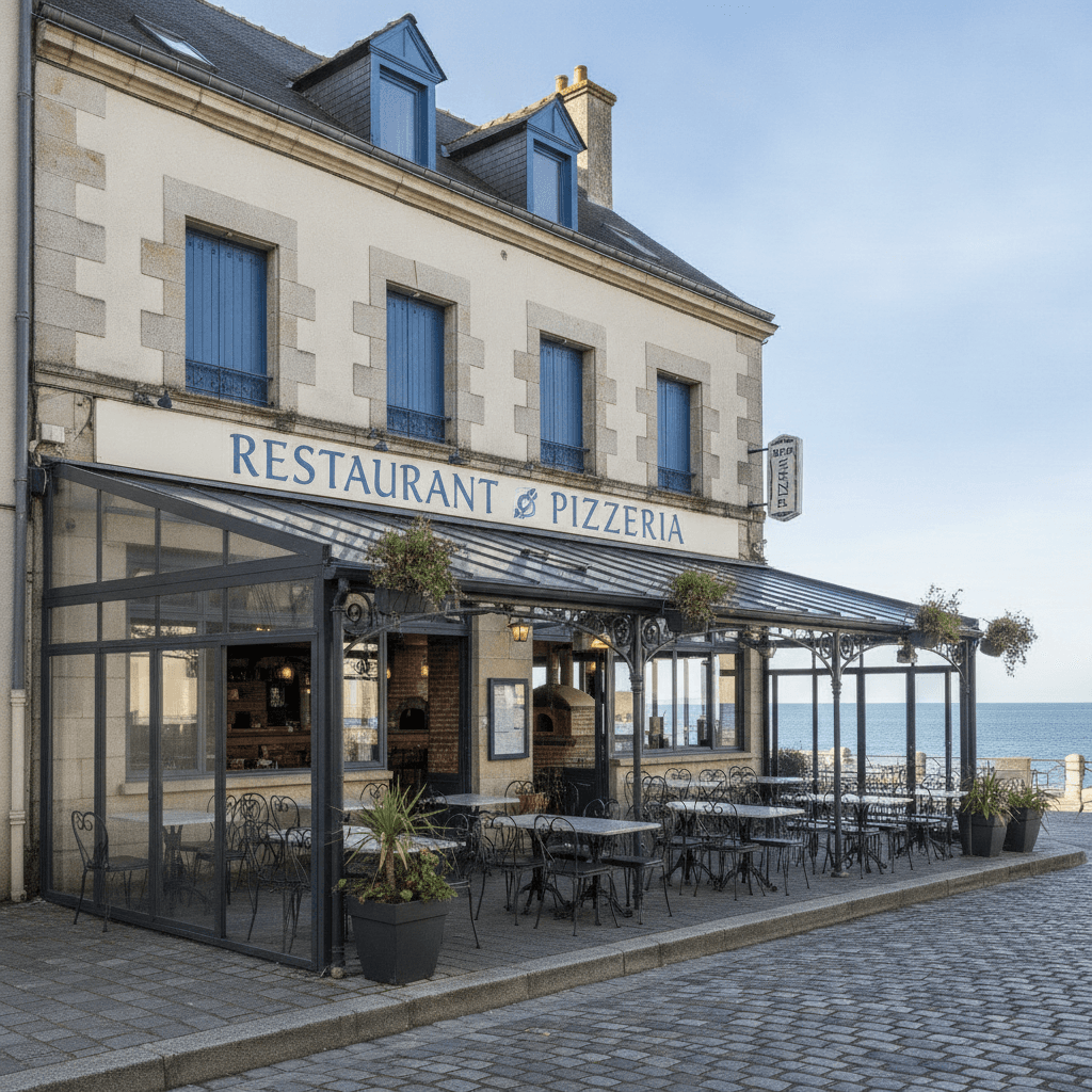Restaurant 330m² à Vannes : terrasse - licence IV - Image 1