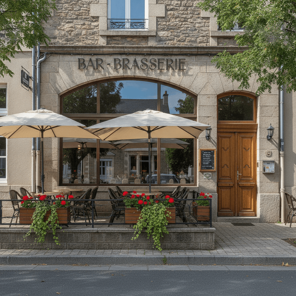 Bar-brasserie 159m² à Bavilliers : terrasse - licence IV - Image 1