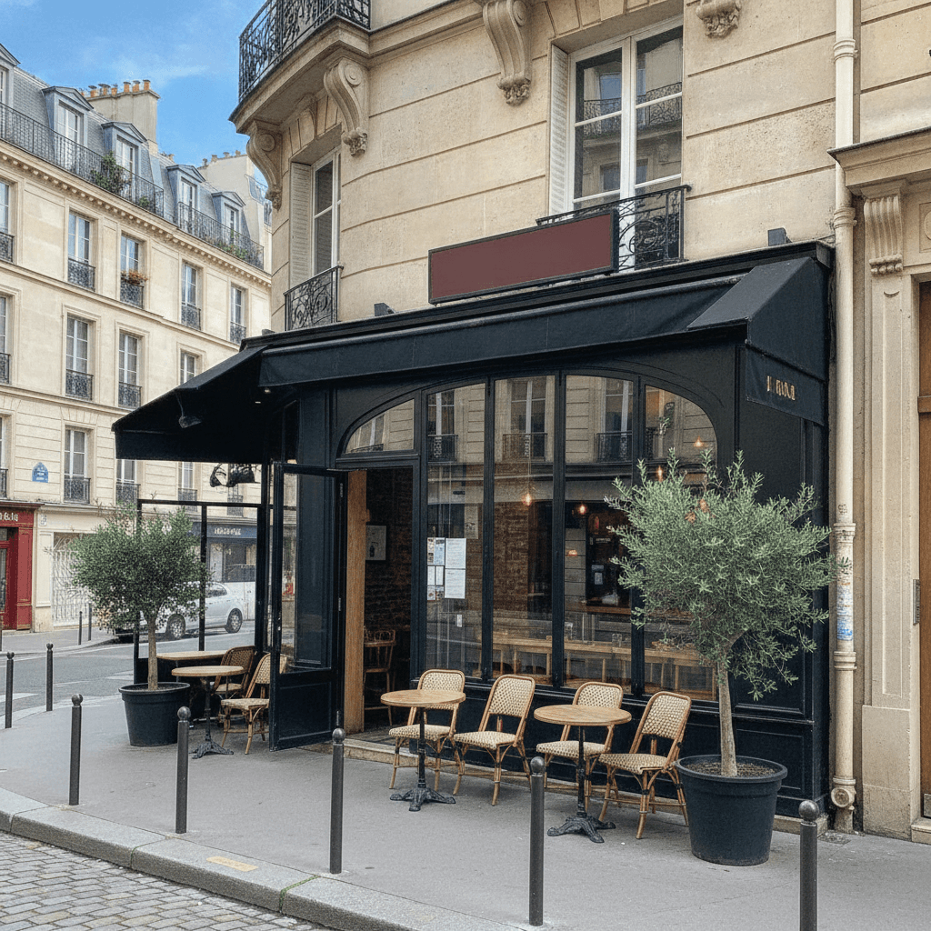 Restaurant 35 couverts à Paris : extraction - cuisine équipée