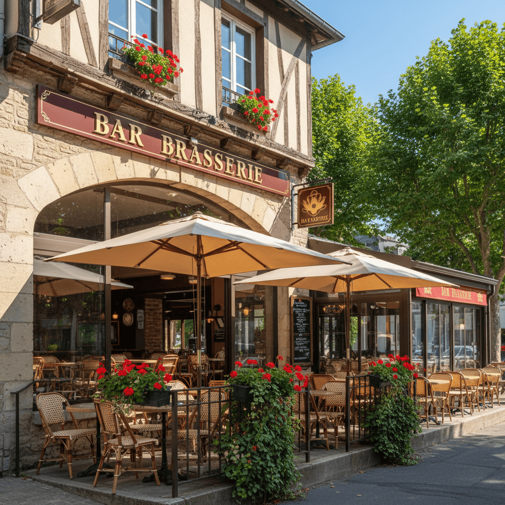 Bar-brasserie à Alençon : terrasse - licence IV - Image 1