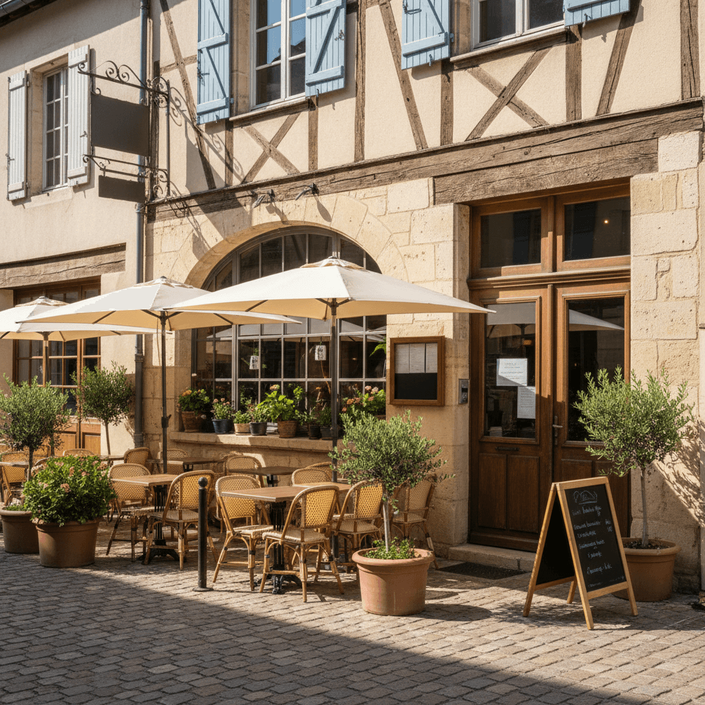 Restaurant 200m² à Marciac : terrasse - licence IV - Image 1