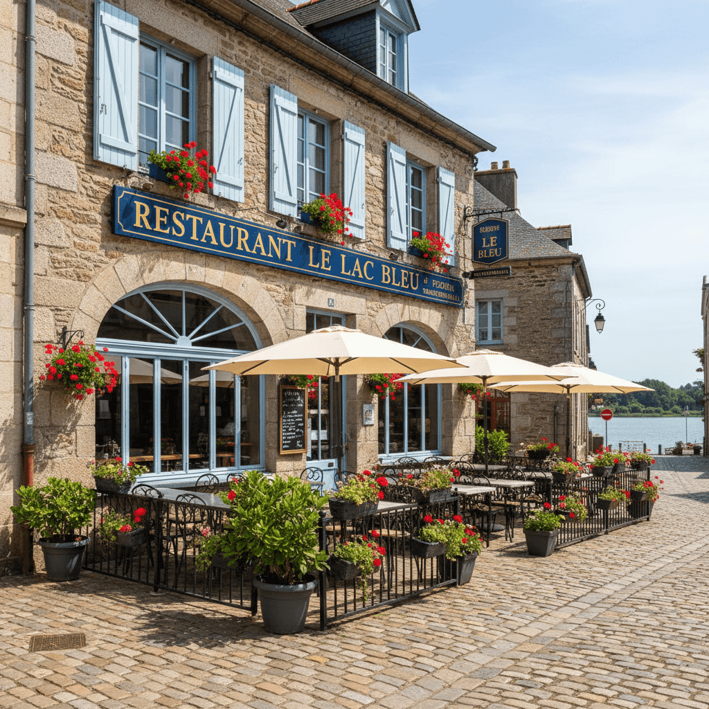 Restaurant à Jugon-Les-Lacs - Commune Nouvelle : terrasse - licence IV - Image 1