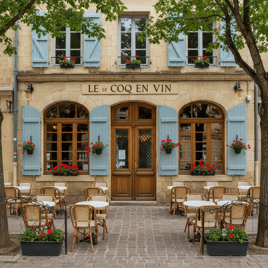 Restaurant 60m² à Dijon : terrasse - extraction