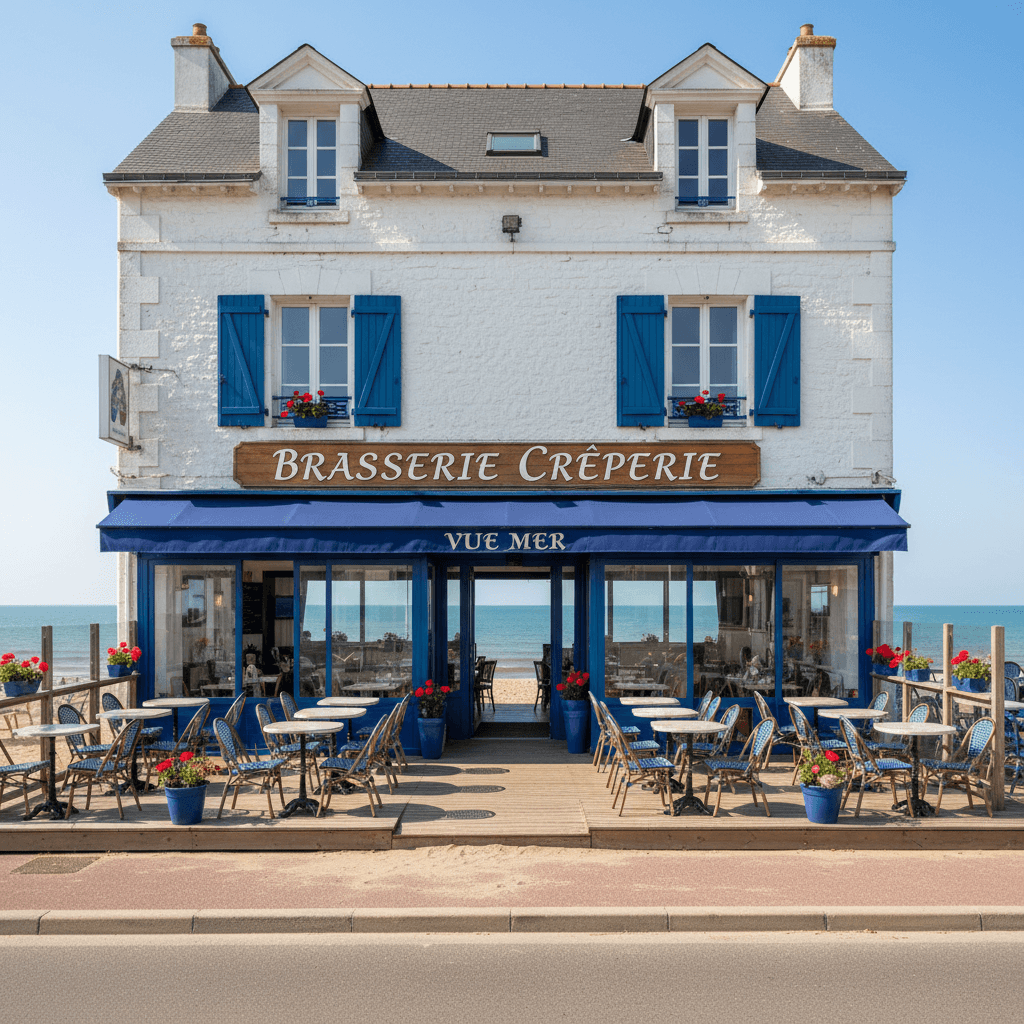 Bar-brasserie à Mouilleron-Le-Captif : terrasse - licence IV - Image 1