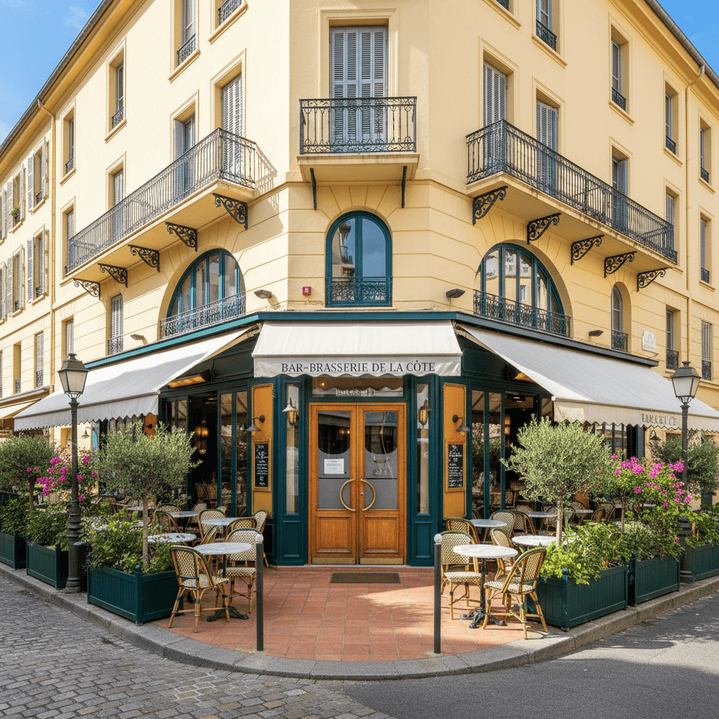 Bar-brasserie 133m² à Nice : terrasse - licence IV