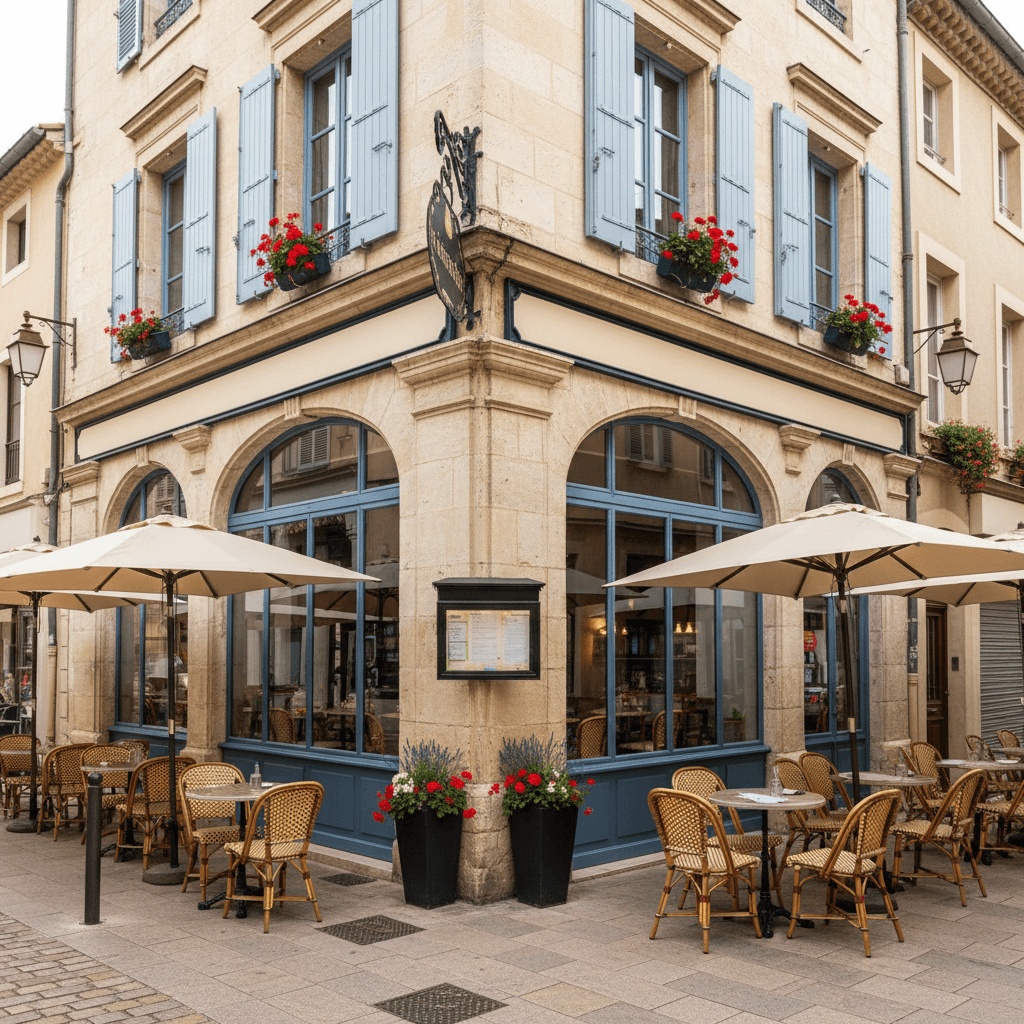 Restaurant 200m² à Nîmes : terrasse - licence IV - Image 1