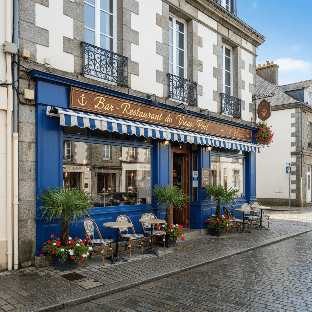 Restaurant à Quimper : terrasse - licence IV - Image 1