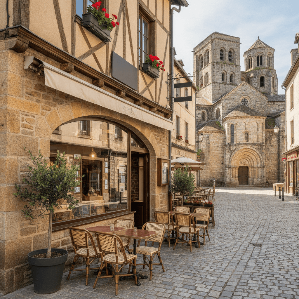 Restaurant 160m² à Brioude : terrasse - licence IV