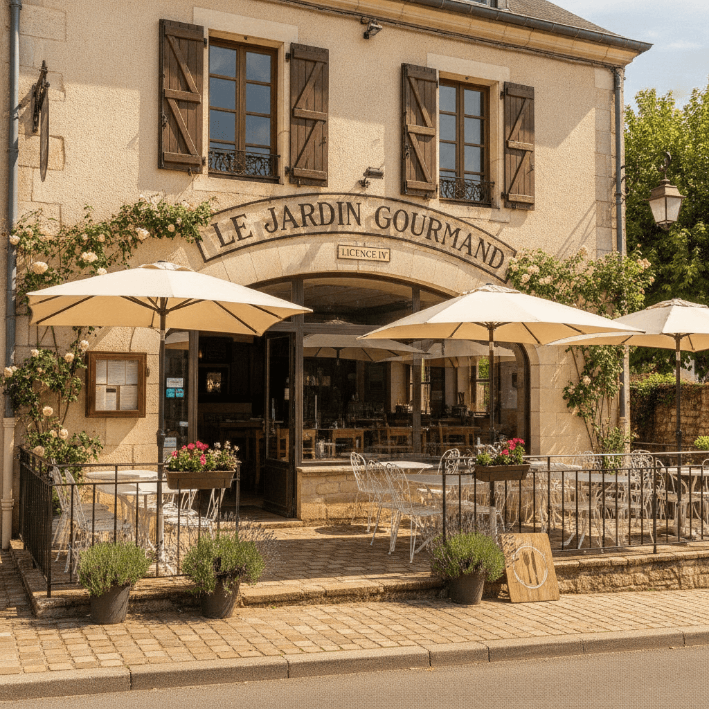 Restaurant à Fontenay-Le-Comte : terrasse - licence IV