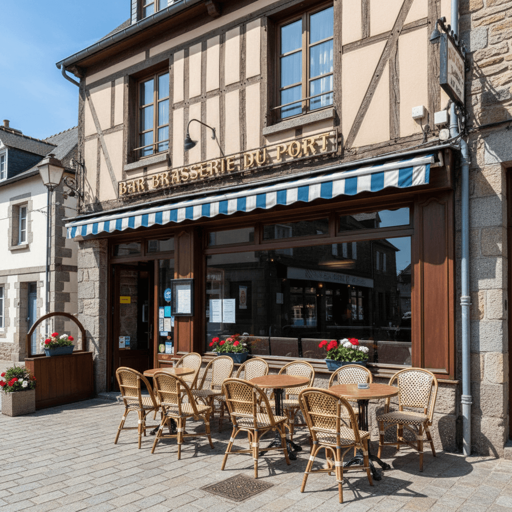 Bar-brasserie à Vannes : terrasse - licence IV - Image 1