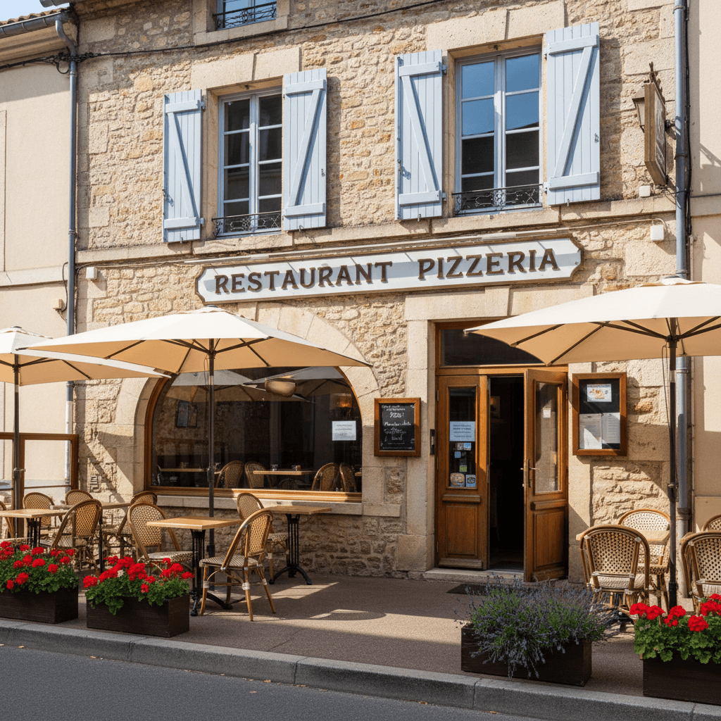 Restaurant à Saint-Paul-Lès-Dax : terrasse - licence IV - Image 1