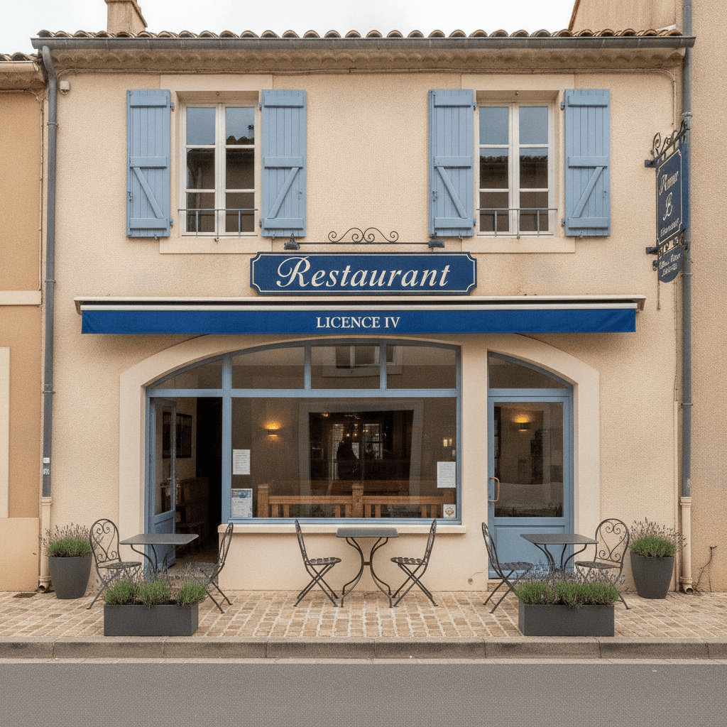 Restaurant 70m² à Carnoules : terrasse - licence IV - Image 1