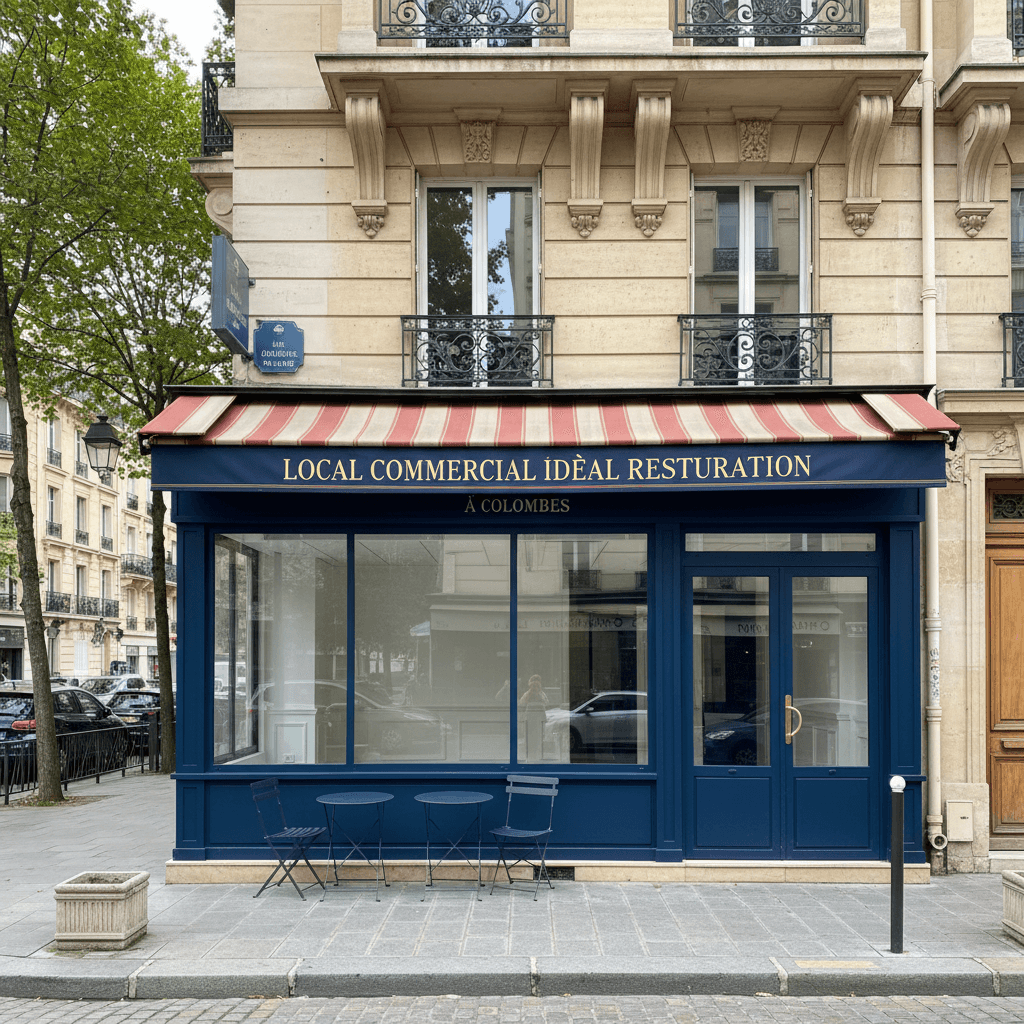 Murs et fonds 33m² à Colombes - Image 1