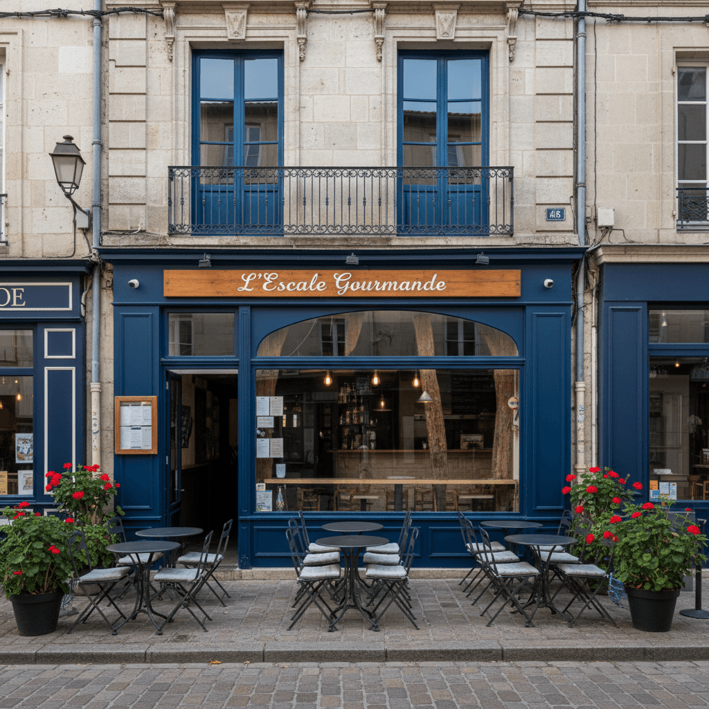 Restaurant 52m² à La Rochelle : terrasse - licence IV - Image 1