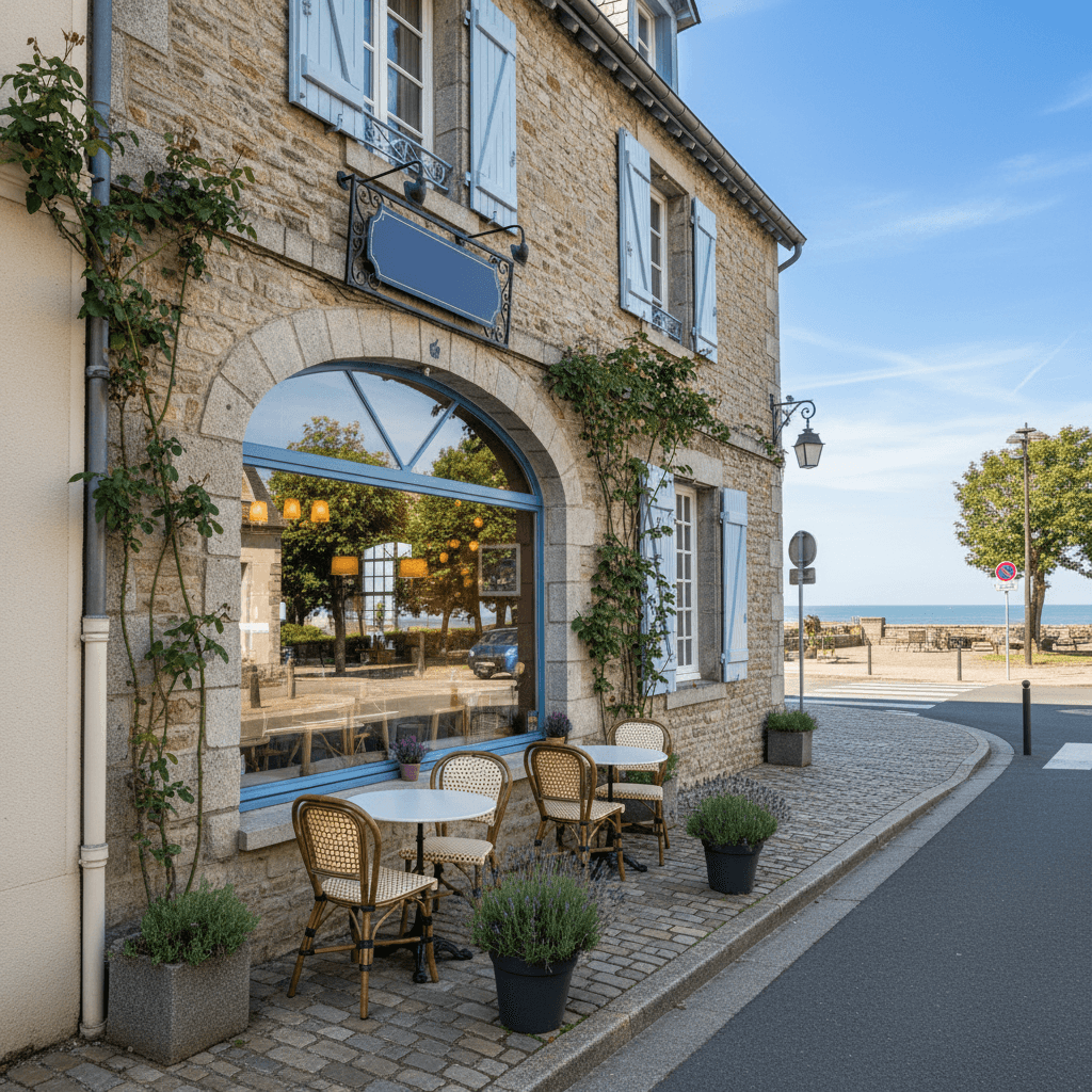 Restaurant 90m² à Veules-Les-Roses : terrasse - licence IV - Image 1