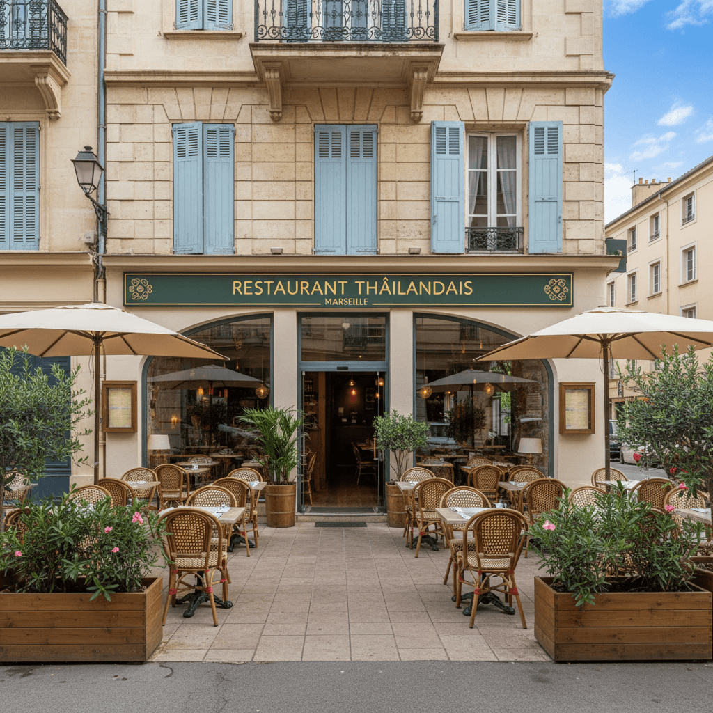 Restaurant 104m² à Marseille : terrasse - licence IV - Image 1