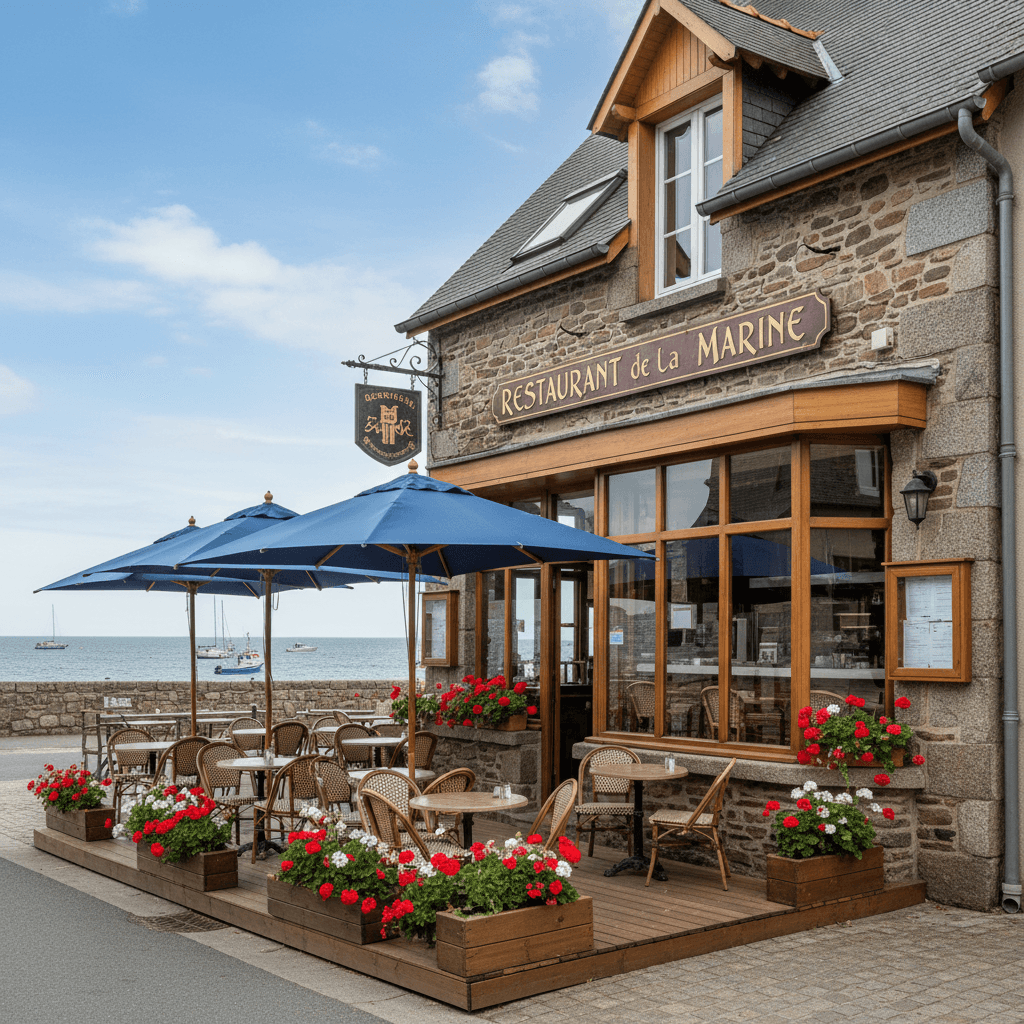Restaurant 220m² à Roscoff : terrasse - licence IV - Image 1