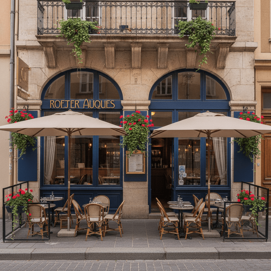 Restaurant 50m² à Lyon : terrasse - licence IV
