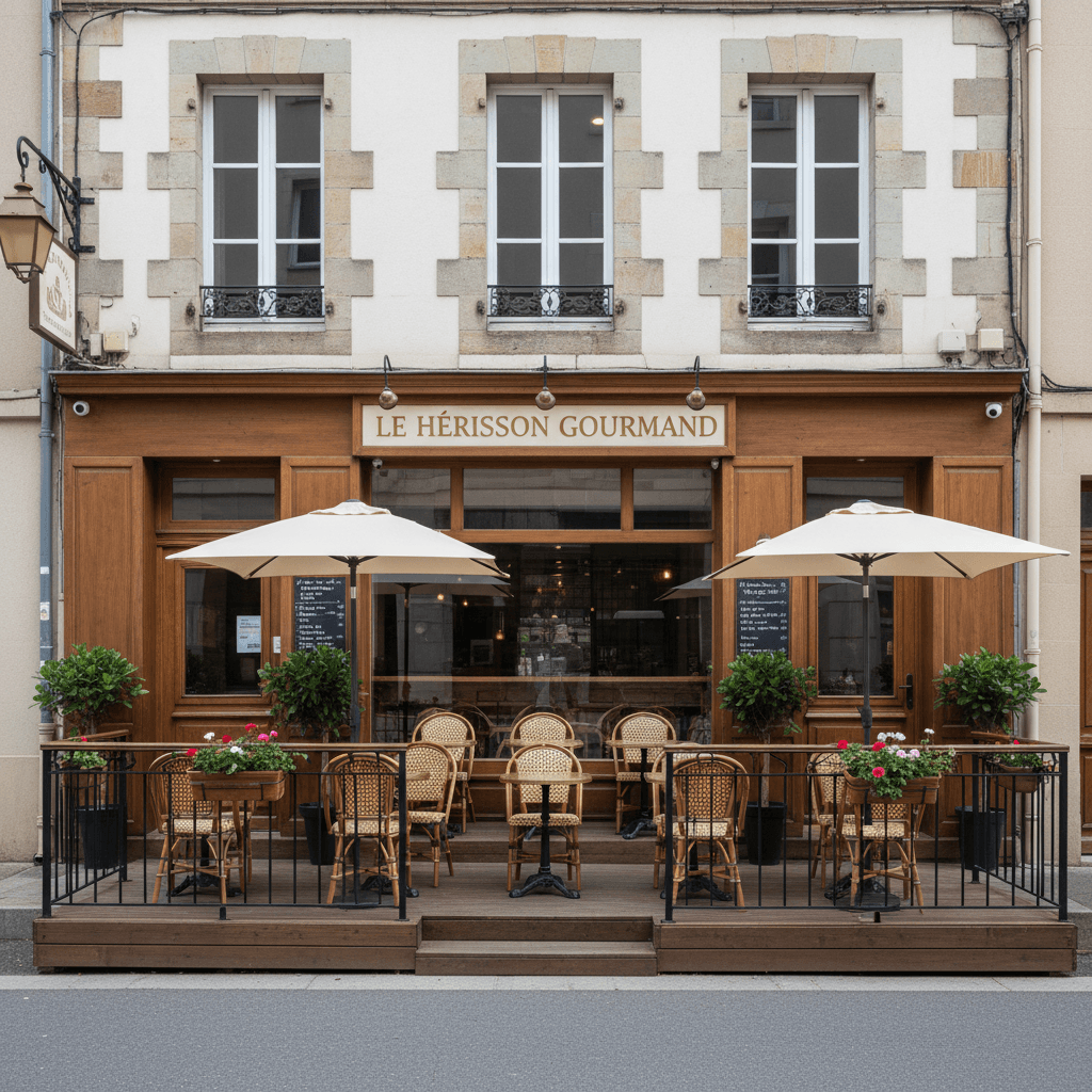 Restaurant 150m² à Montbrison : terrasse - climatisation - Image 1