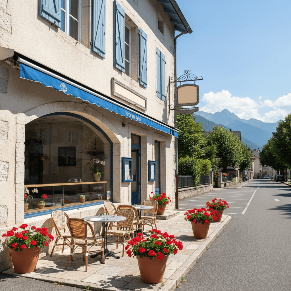 Restaurant 400m² à Cruseilles : terrasse - licence IV - Image 1