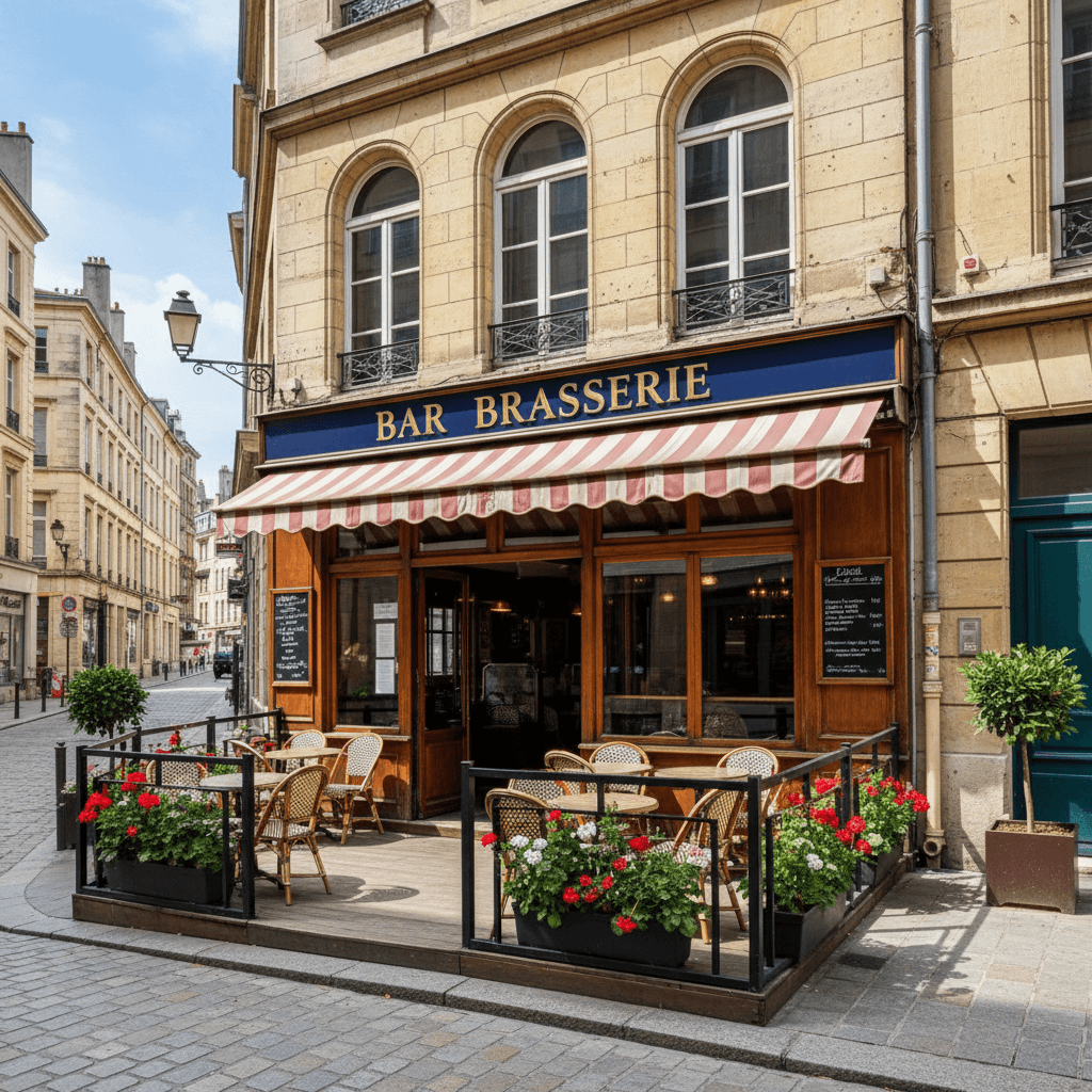 Bar-brasserie 73m² à Lyon : terrasse - licence IV - Image 1