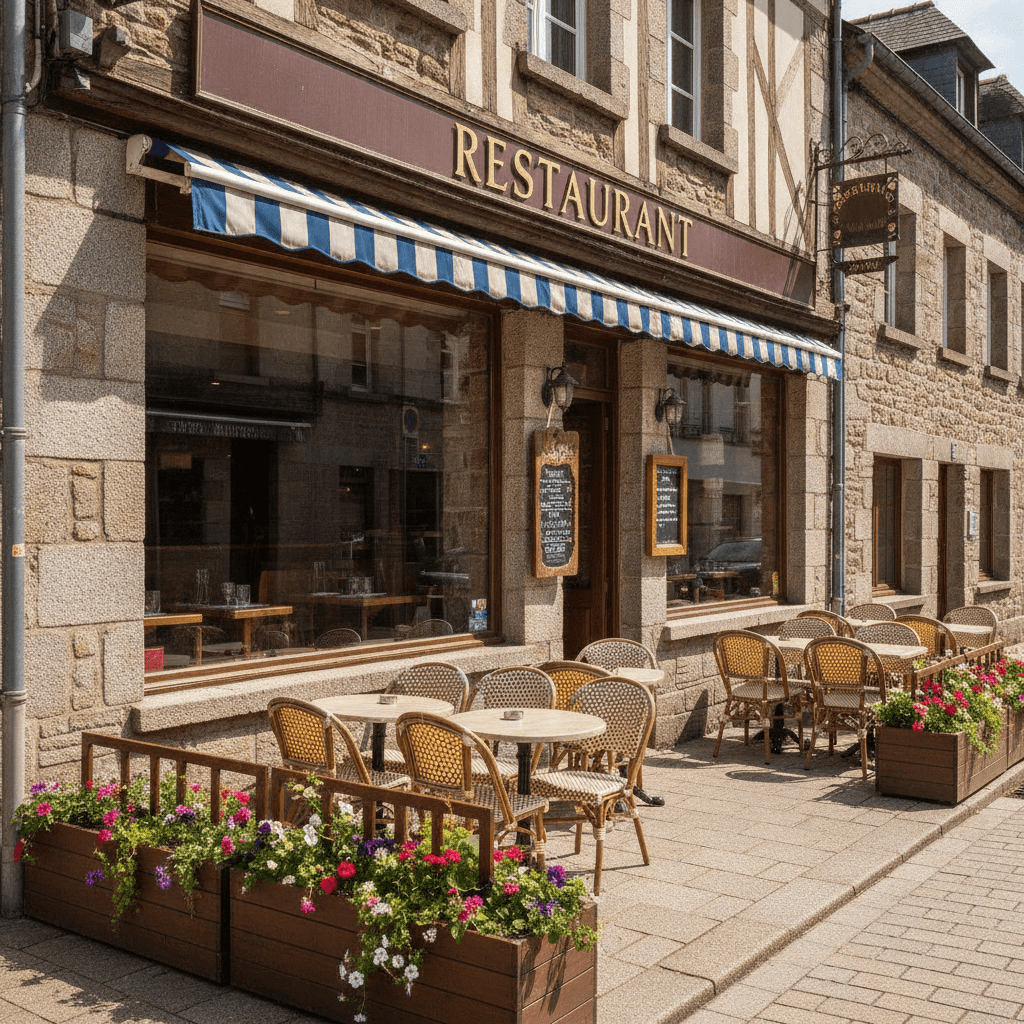 Restaurant 400m² à Ploërmel : terrasse - licence IV - Image 1
