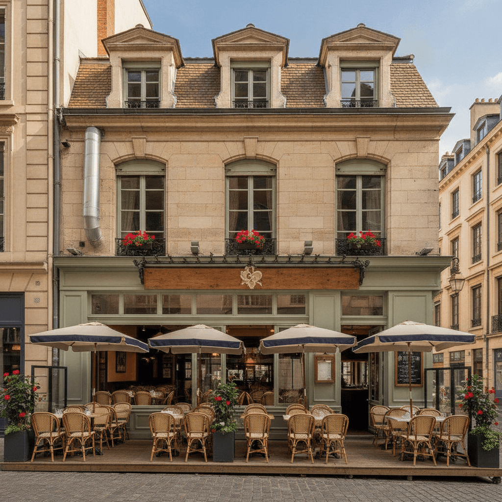 Restaurant à Lyon : terrasse - extraction