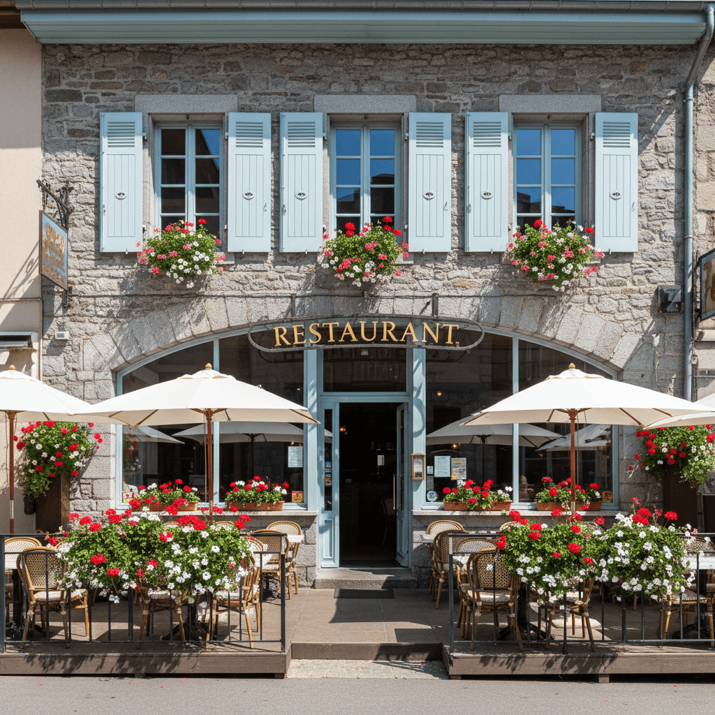 Restaurant 75m² à Thonon-Les-Bains : terrasse - extraction - Image 1